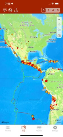 Earthquake – alerts and map for iOS