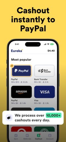 Eureka: Earn money for surveys لنظام iOS