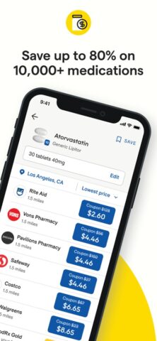 GoodRx: Prescription Saver para iOS