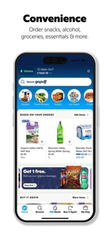 Gopuff – Food & Drink Delivery para iOS