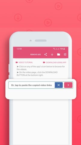 HD Video Downloader для Android — скриншот 1
