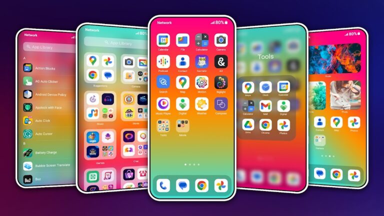 HiPhone Launcher OS Phone:Fast для Android — скриншот 1