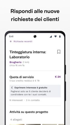 Instapro per professionisti для Android — скриншот 2