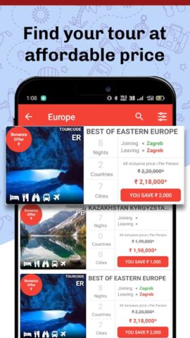 Kesari Tours для Android — скриншот 4