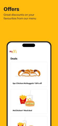 McDonald’s для Android — скриншот 3