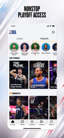 iOS 版 NBA：直播比賽和比分