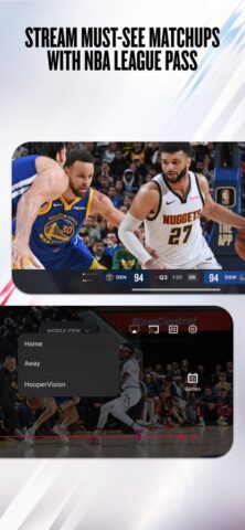 iOS용 NBA: 생중계 경기 & 점수