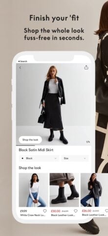 New Look – Mode en ligne pour iOS