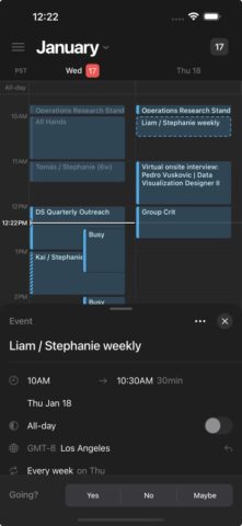 Notion Calendar для iOS — скриншот 3