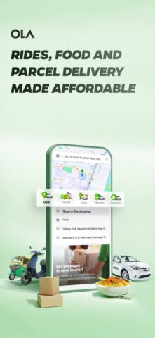 Ola Cabs untuk iOS