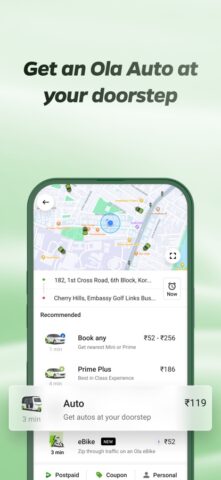 Ola Cabs لنظام iOS