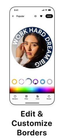 Profile Border — Photo Editor для iOS