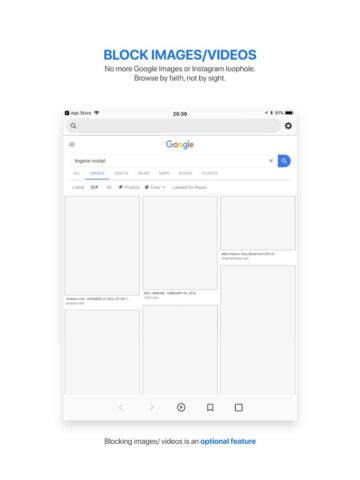 Purity — Porn Block Browser для iOS — скриншот 4