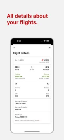 SWISS для iOS — скриншот 4