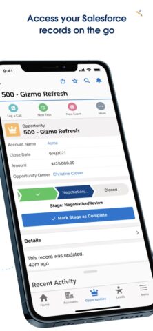 Salesforce для iOS — скриншот 3