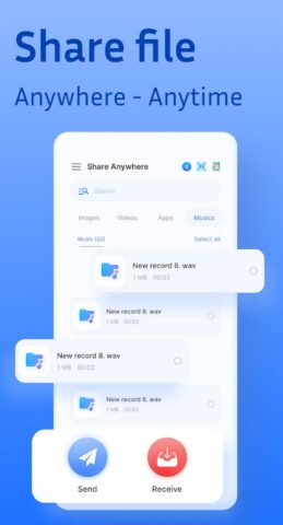 Share — File Transfer, Connect для Android — скриншот 1