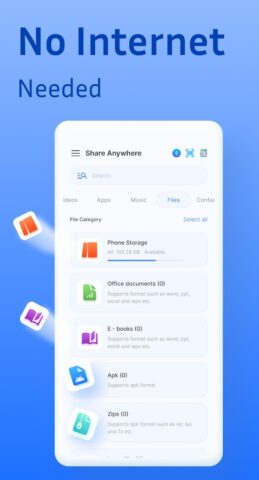 Share — File Transfer, Connect для Android — скриншот 3