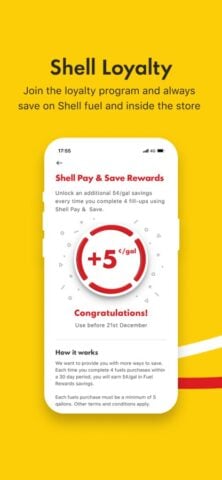 Shell: Fuel, Charge & More สำหรับ iOS