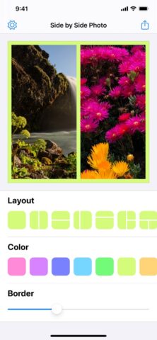Side by Side Photo Editor Grid для iOS — скриншот 3