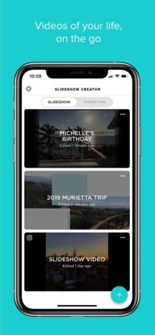 Slideshow Creator для iOS — скриншот 1