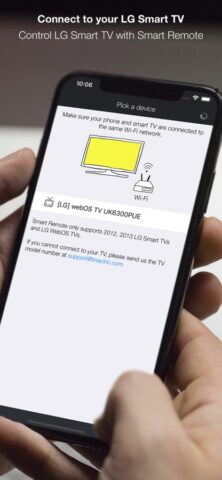 Smart Remote for LG Smart TVs для iOS — скриншот 4
