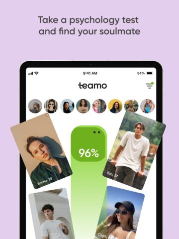 Teamo – aplicación de citas para iOS