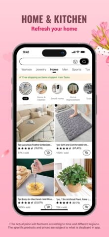 Temu : Achats et Mode en Ligne pour iOS