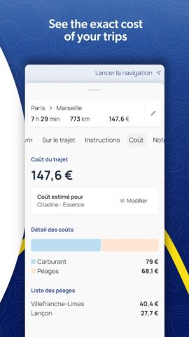 ViaMichelin GPS, Maps, Traffic для Android — скриншот 3