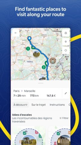 ViaMichelin GPS, Maps, Traffic для Android — скриншот 4