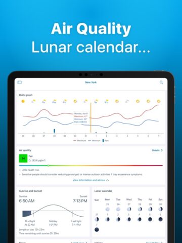 iOS 用 Weather 14 days