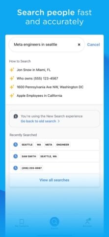 Whitepages People Search pour iOS