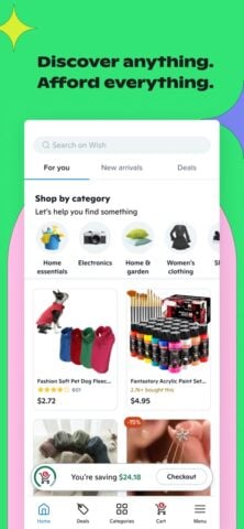 Wish: compre e economize para iOS