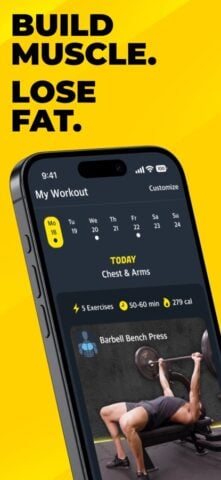 Workout Planner & Gym Tracker. pour iOS