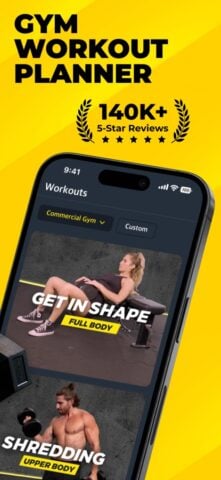 Workout Planner & Gym Tracker. لنظام iOS