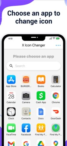 X Icon Changer: Customize Icon для iOS — скриншот 1