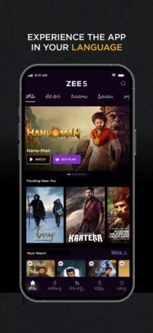 ZEE5 Movies, Web Series, Shows para iOS
