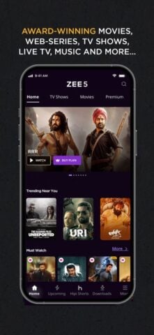 ZEE5 Movies, Web Series, Shows para iOS