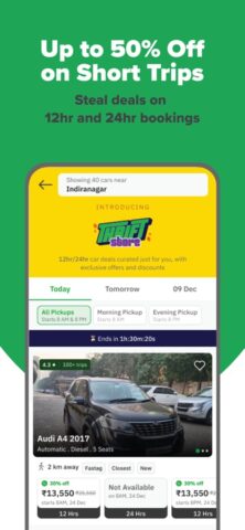 iOS용 Zoomcar: Car rental for travel