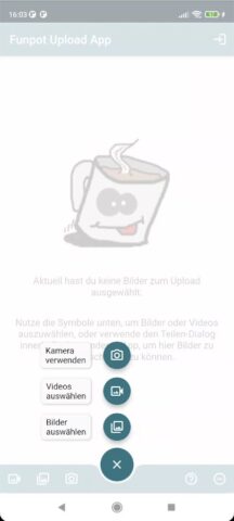 funpot Upload App для Android — скриншот 2
