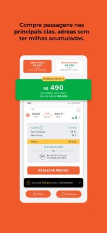 123milhas: Voos e Hotéis для iOS — скриншот 1