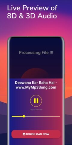 8D Audio Converter & 8D Music для Android — скриншот 3