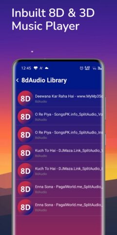 8D Audio Converter & 8D Music для Android — скриншот 5