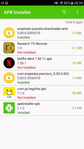 APK Installer для Android — скриншот 1