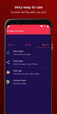 AVI to MP4 Converter для Android — скриншот 4