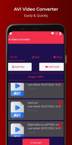 AVI to MP4 Converter для Android — скриншот 5
