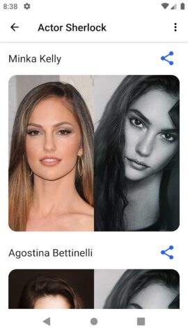 Actor Sherlock: похожи на меня для Android — скриншот 2