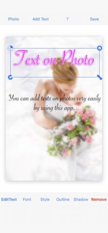 Text on Photo Lite для iOS — скриншот 1