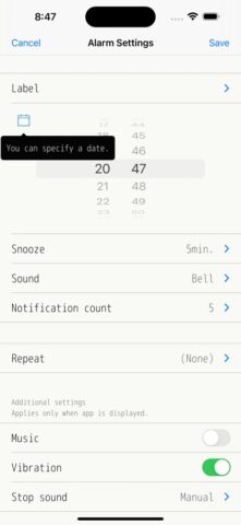 Alarm & Timer для iOS — скриншот 3