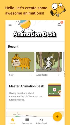 Animation Desk–Cartoon & GIF для Android — скриншот 1
