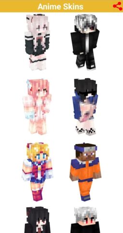 Anime Skins minecraft для Android — скриншот 2